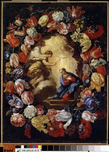The Annunciation with Flowers