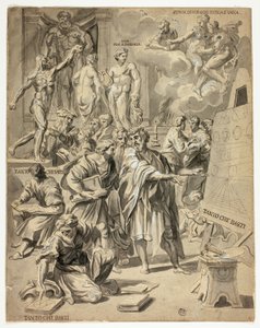 Allegorical Scene in Artist