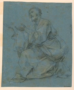 Studies: Two sitting men, 1650–1675 by Carlo Maratti