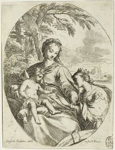 The Mystic Marriage of Saint Catherine by Carlo Maratti