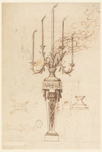 Design for a Candelabra by Carlo Marchionni