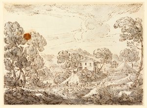 A Peasant’s Dwelling in Woody Country, 1750-1770