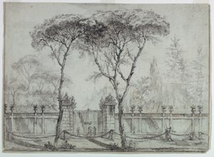 At the Gate of a Villa, 1770–86