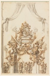 Design for a Catafalque for Charles Emanuel III of Sardinia, 1773