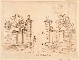 Design for a Gate of a Villa, 1750-55