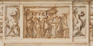 Design for the North Portal, Grand Gallery, Villa Albani, Rome, Italy, 1755-56