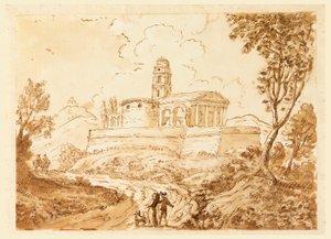 Figures on Road, Mid-18th to Late 18th Century