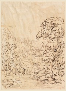 Road Leading to a Mountainous Town, 1750–1786