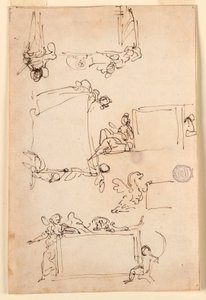 Sketches for a Tablet, ca. 1750