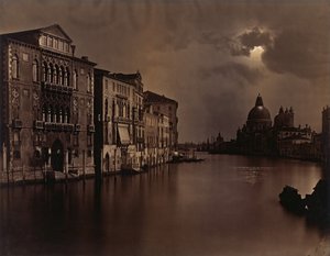 Night View of the Grand Canal, Venice, ca. 1875