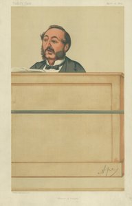 Mr. Ira D. Sankey, Praise and Prayer, 10 April 1875, Vanity Fair Cartoon by Carlo Pellegrini