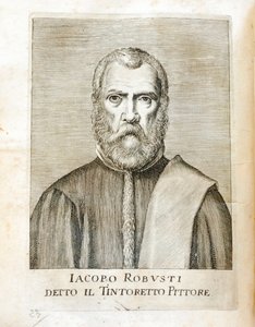Portrait of Jacopo Robusti (Tintoretto) by Carlo Ridolfi