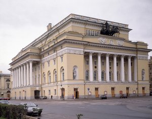 The Alexandrinsky Theatre in Saint Petersburg