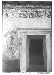 Eteocles and Polynices, reconstruction of the Etruscan wall painting in the Francois Tomb at Vulci of c.320-280 BC