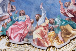 Descent of the Holy Spirit on the Twelve Apostles (detail)