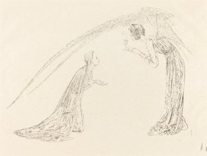The Annunciation by Carlos Schwabe