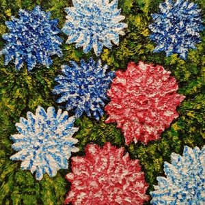 Flowers Among the Grass