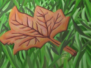 Autumn Leaf by Carol Sousa Cuello