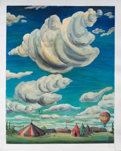 Big Clouds Over Circus Tents by Carolyn Hubbard Ford