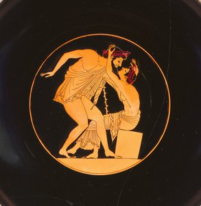 Wine Cup with Pentathletes