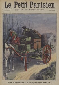 A Masked Woman in a Trunk