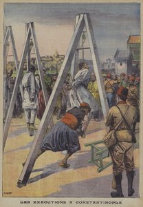 Executions of Participants in the Ottoman Counter Coup of 1909 in Constantinople