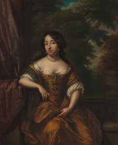 Portrait of Anna Maria Hoeufft by Caspar (after) Netscher