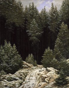 Early Snow by Caspar David Friedrich