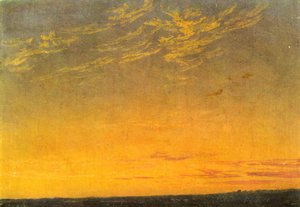 Evening by Caspar David Friedrich