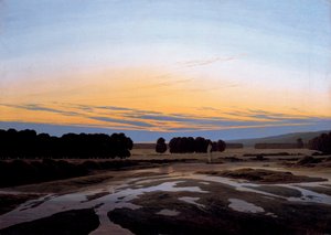 The Grosse Gehege near Dresden. Painting by Caspar David Friedrich, 1832 by Caspar David Friedrich