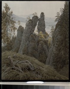 The Rock Gates in Neurathen by Caspar David Friedrich