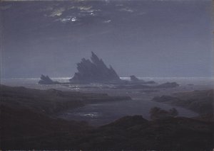 Rocky Reef on the Sea Shore by Caspar David Friedrich