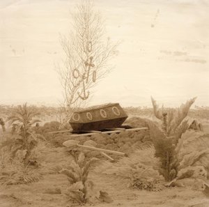 Coffin on a Fresh Grave by Caspar David Friedrich