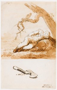 Sleeping Boy by Caspar David Friedrich