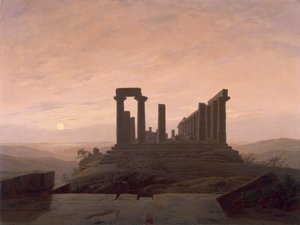 The Temple of Juno in Agrigento by Caspar David Friedrich