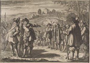 Revolt of the English Peasants, 1645 by Caspar Luyken (attributed to)