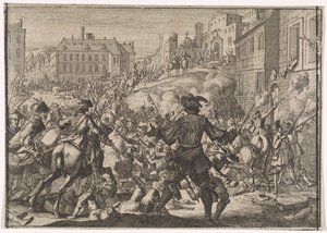Conquest of Prague by the Swedish Army, 1648 by Caspar Luyken (attributed to)
