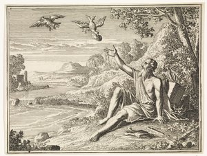 Elijah Fed by the Ravens by Caspar Luyken