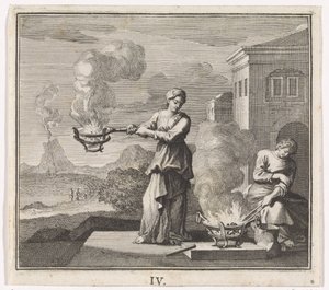 Emblem: Fire by Caspar Luyken