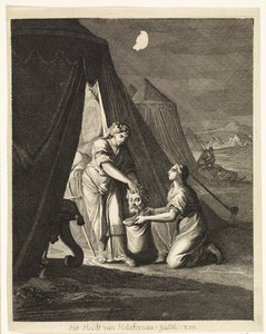 Judith Puts the Head of Holofernes in a Bag by Caspar Luyken