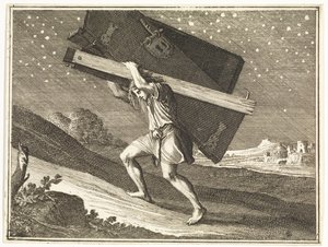 Samson Carries the Gates of Gaza by Caspar Luyken