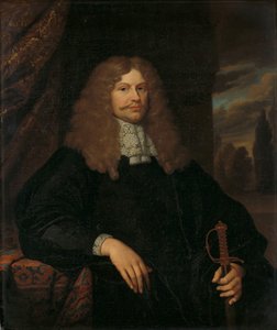 Portrait of Cornelis Backer (1633-81), Councillor, Alderman, and Colonel of the Amsterdam Militia by Caspar Netscher