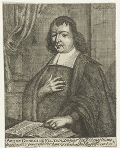 Portrait of Artus Georg Velten by Caspar van Huysum