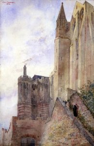 Mont Saint Michel, France by Cass Gilbert