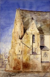 Old Church, Tours, France, 1880