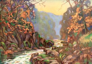 On the Dargle, County Wicklow, Ireland, 1924-1926 by Catharine Chamney