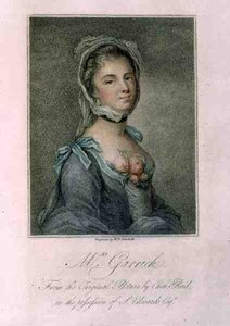 Mrs Garrick, engraved by W.P. Sherlock by Catherine (after) Read