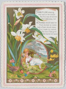 Valentine, 1874 by Catherine Greenaway