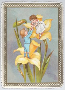 Valentine, 1875-1880 by Catherine Greenaway