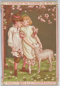 Valentine, 1876 by Catherine Greenaway